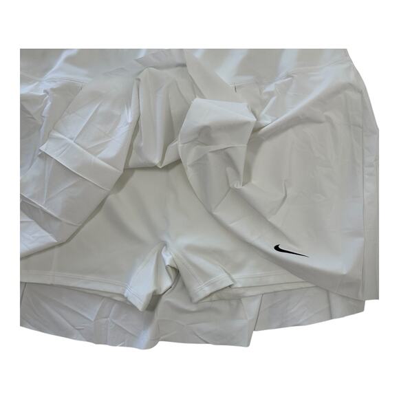 Nike Women's Dri-Fit Advantage Tennis Skort Short Skirt White Size 1X - Picture 6 of 12